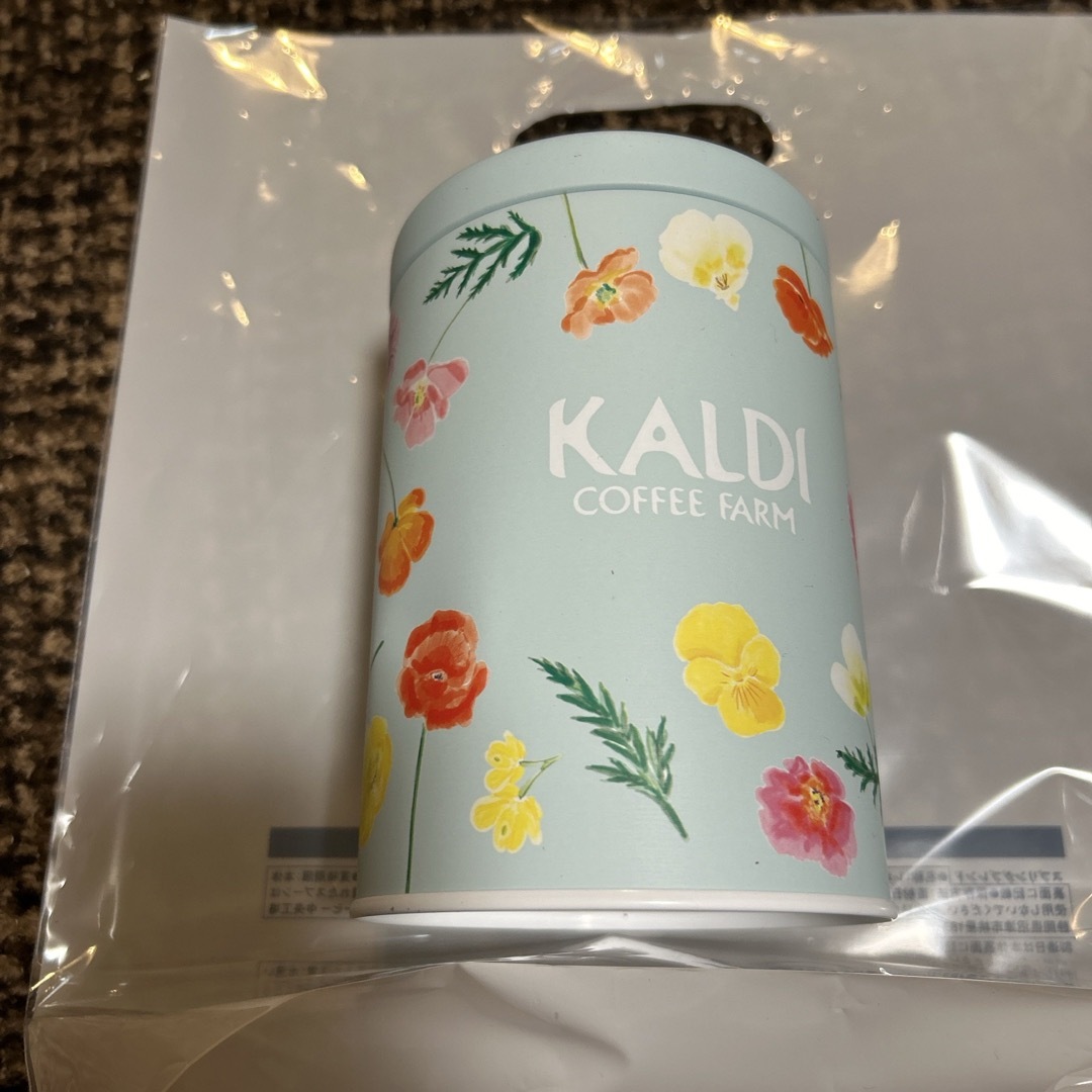 KALDI(カルディ)のカルディ　2024 春のキャニスター缶セット　缶のみ インテリア/住まい/日用品のキッチン/食器(容器)の商品写真