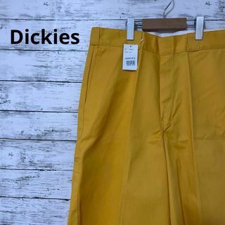 ディッキーズ(Dickies)の新品 Dickies Loose Fit ハーフパンツ ライブ フェス 黄色(ショートパンツ)