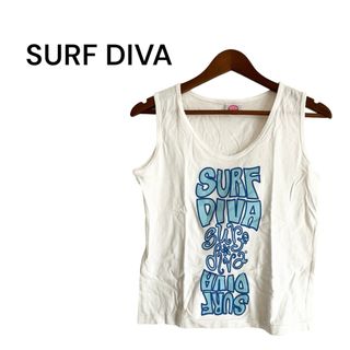 SURF DIVA タンクトップ レディース 白 ホワイト(タンクトップ)