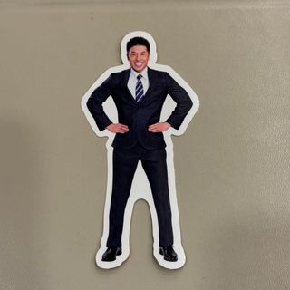 マツザカヤ(松坂屋)の上野松坂屋記念ノベルティ  日テレ筋トレサラリーマン中山筋太郎ステッカー(ノベルティグッズ)