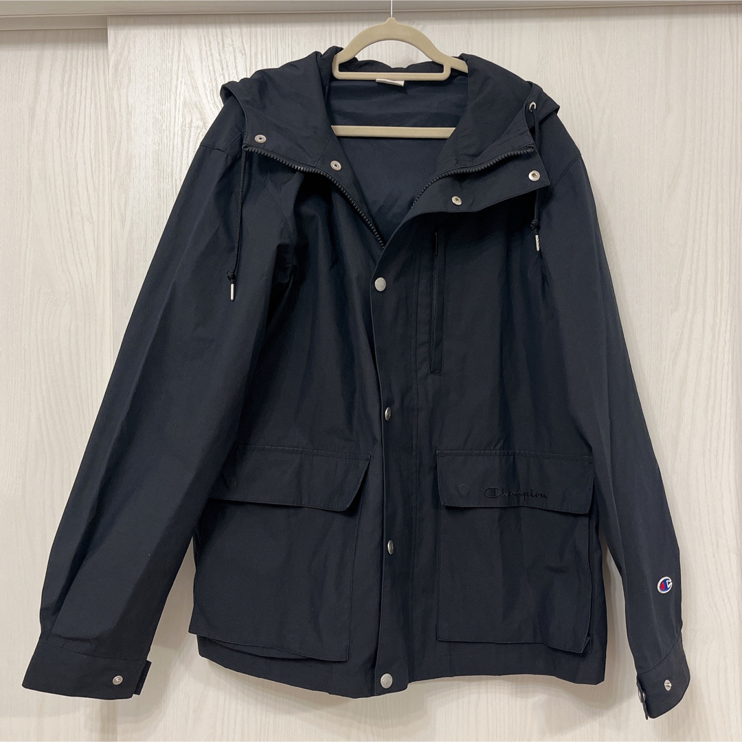 Champion(チャンピオン)の【チャンピオン】マウンテンパーカ(black)Sサイズ メンズのジャケット/アウター(マウンテンパーカー)の商品写真