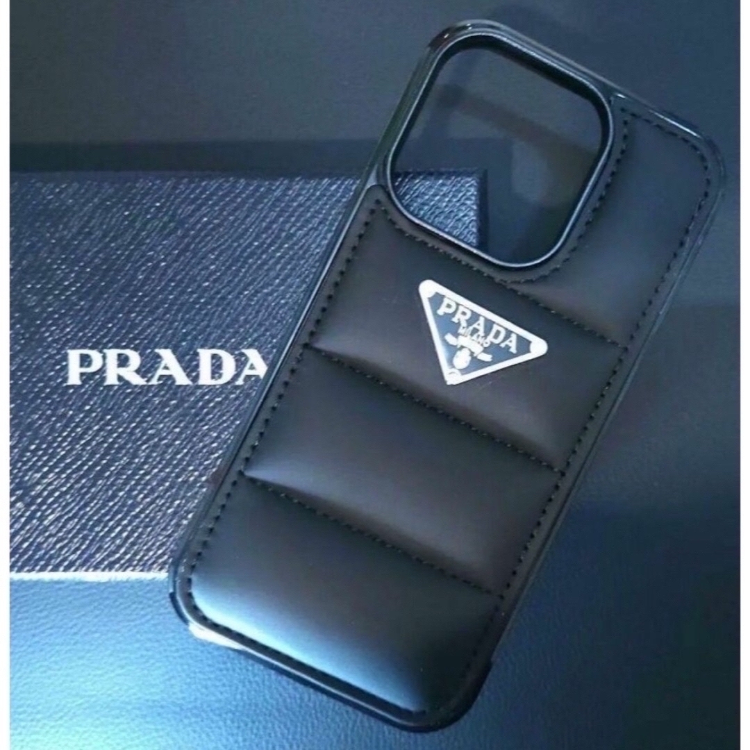 PRADA(プラダ)のプラダiPhoneケース15♡高品質 黒♡PRADA iPhone 15ケース♡ スマホ/家電/カメラのスマホアクセサリー(iPhoneケース)の商品写真