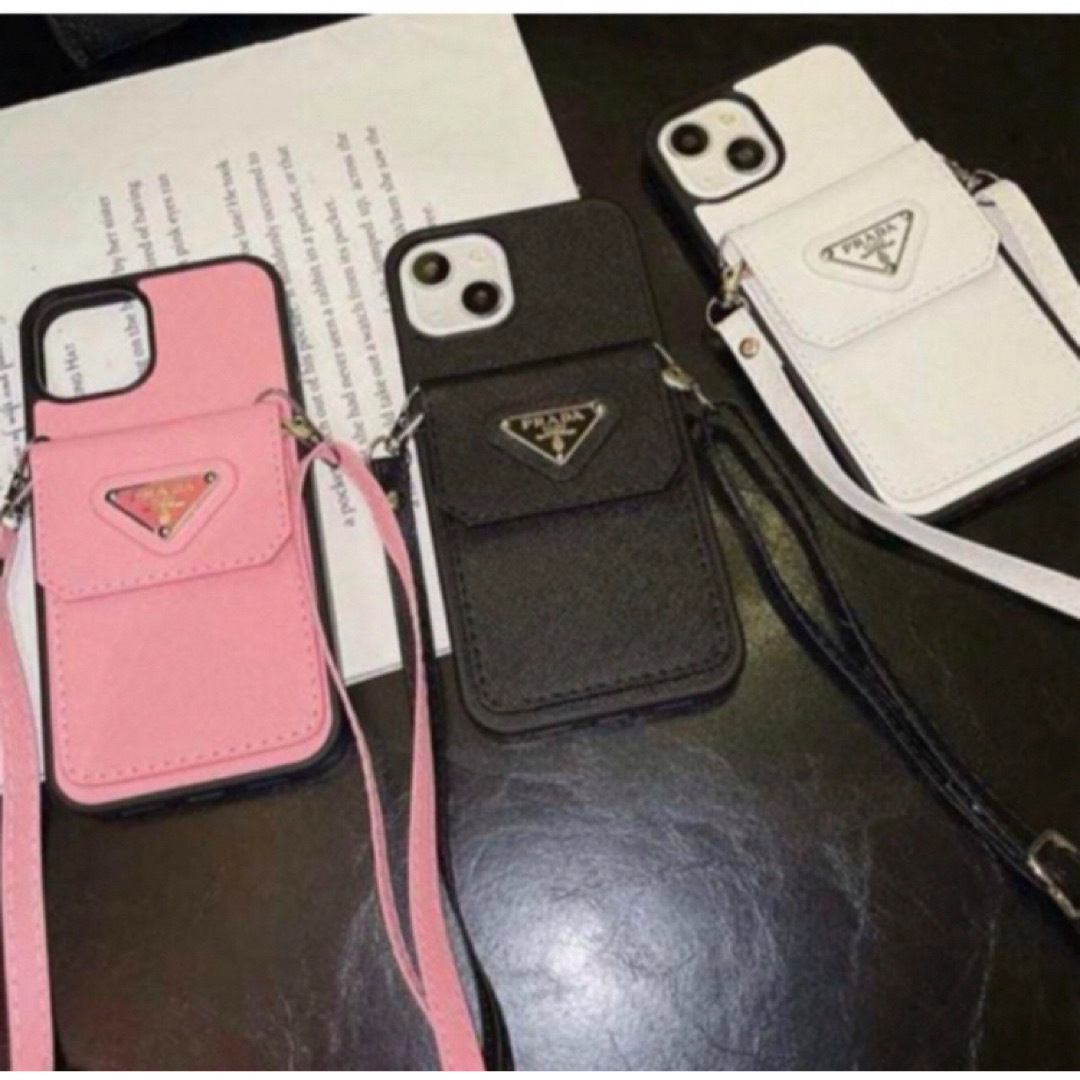 PRADA(プラダ)のプラダiPhoneケース15♡高品質 黒♡PRADA iPhone 15ケース♡ スマホ/家電/カメラのスマホアクセサリー(iPhoneケース)の商品写真