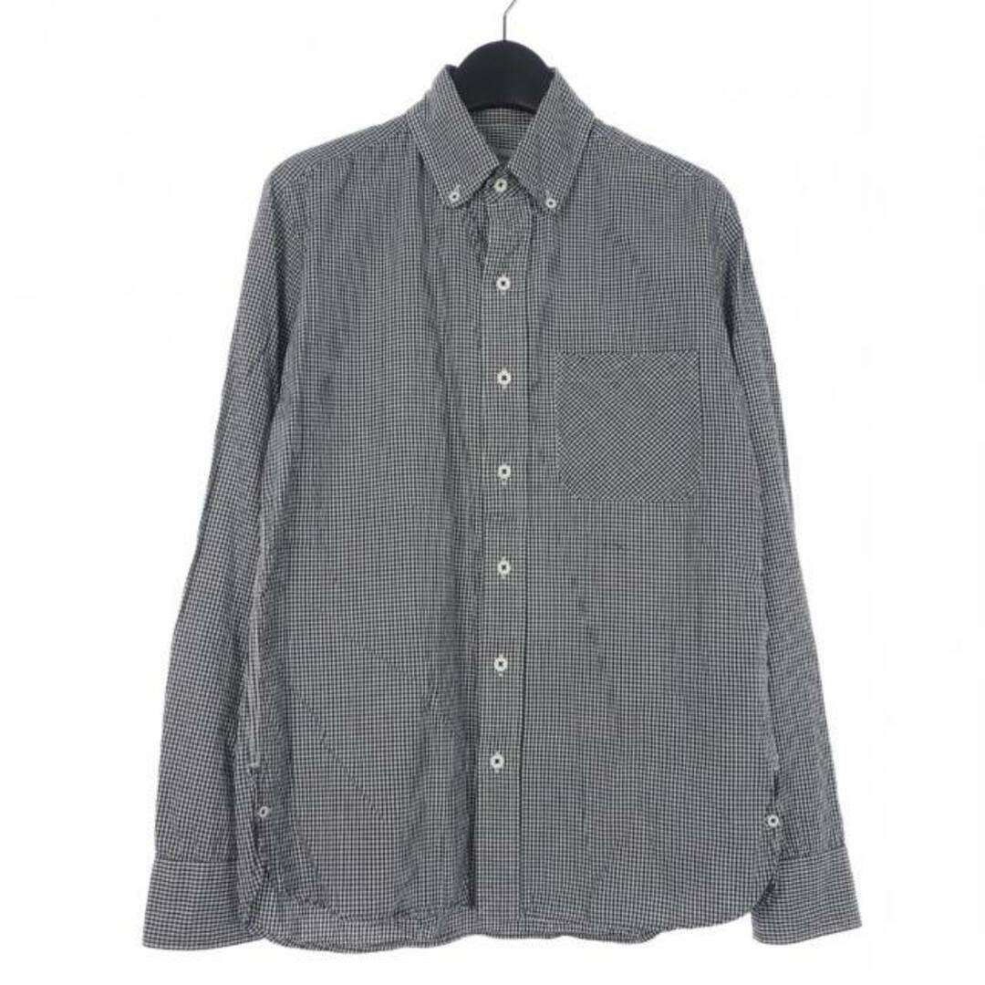 nonnative(ノンネイティブ)のノンネイティブ nonnative ギンガムチェック シャツ 長袖 1 黒 白 メンズのトップス(シャツ)の商品写真