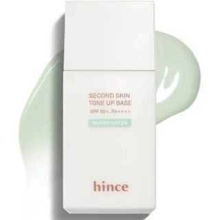 ヒンス(hince)のhince セカンドスキントーンアップベース ミューテッドグリーン 35ml(化粧下地)