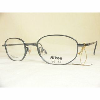 ニコン(Nikon)のNikon I・T ヴィンテージ 眼鏡 フレーム 強度用？ 変形八角形 チタン製(サングラス/メガネ)