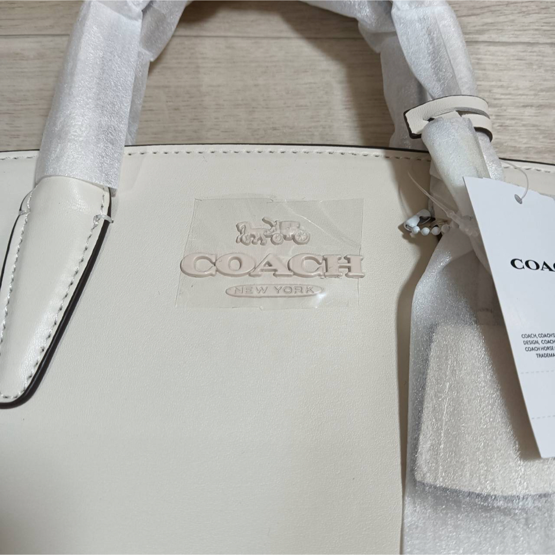 COACH(コーチ)の新品アンドレア キャリーオール・シグネチャー キャンバスホワイト レディースのバッグ(トートバッグ)の商品写真