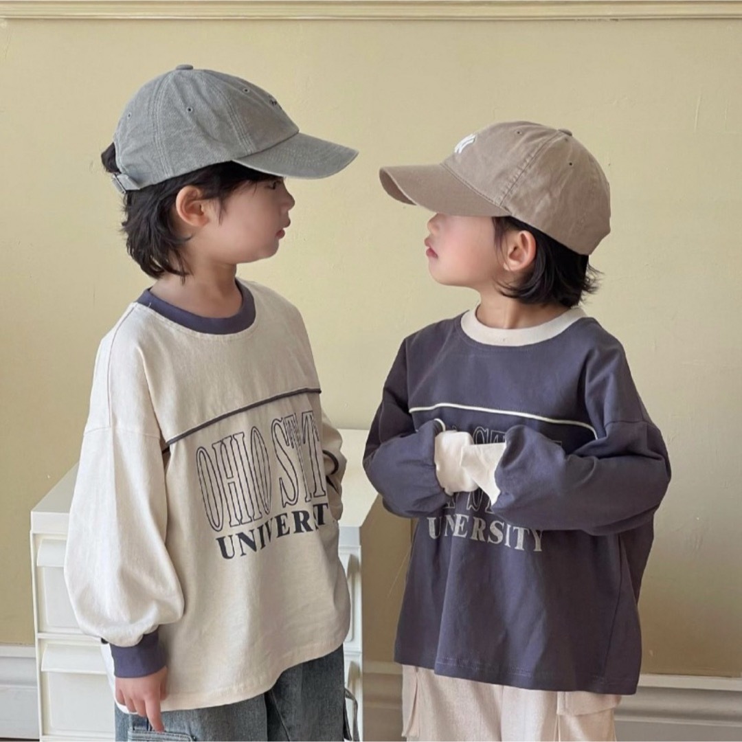 university ロンT キッズ/ベビー/マタニティのキッズ服男の子用(90cm~)(Tシャツ/カットソー)の商品写真