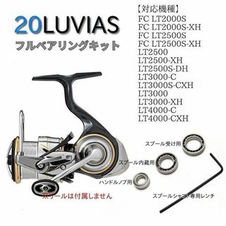 ダイワ(DAIWA)の20ルビアスLT フルベアリングキット ダイワ DAIWA MAX12BB(ルアー用品)