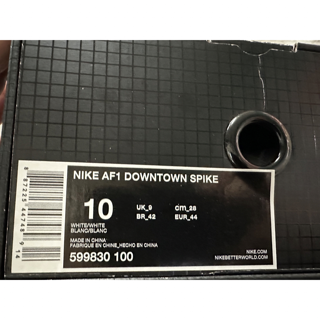 NIKE(ナイキ)のNIKE AIR FORCE 1 DOWNTOWN SPIKE US10 新品 メンズの靴/シューズ(スニーカー)の商品写真