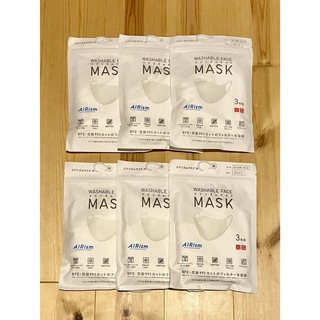 UNIQLOユニクロ エアリズムマスク ちいさめ Mサイズ ホワイト 3枚×6袋