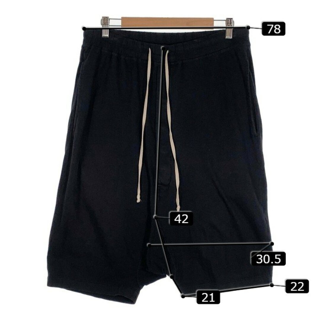 Rick Owens(リックオウエンス)のRick Owens DRKSHDW リックオウエンス ダークシャドウ 15SS savage pod shorts サベージポッズショーツ ショートパンツ サルエル ブラック DU15S9380-R Size 50 メンズのパンツ(その他)の商品写真