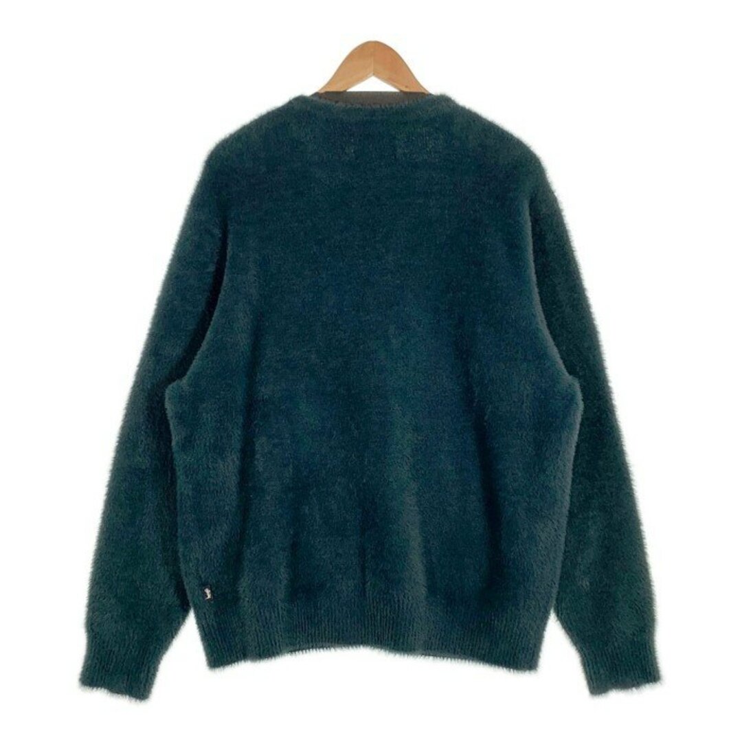 STUSSY(ステューシー)のSTUSSY ステューシー 22AW Shaggy Cardigan シャギーカーディガン グリーン Size L メンズのトップス(カーディガン)の商品写真