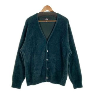 STUSSY - STUSSY ステューシー 22AW Shaggy Cardigan シャギーカーディガン グリーン Size L