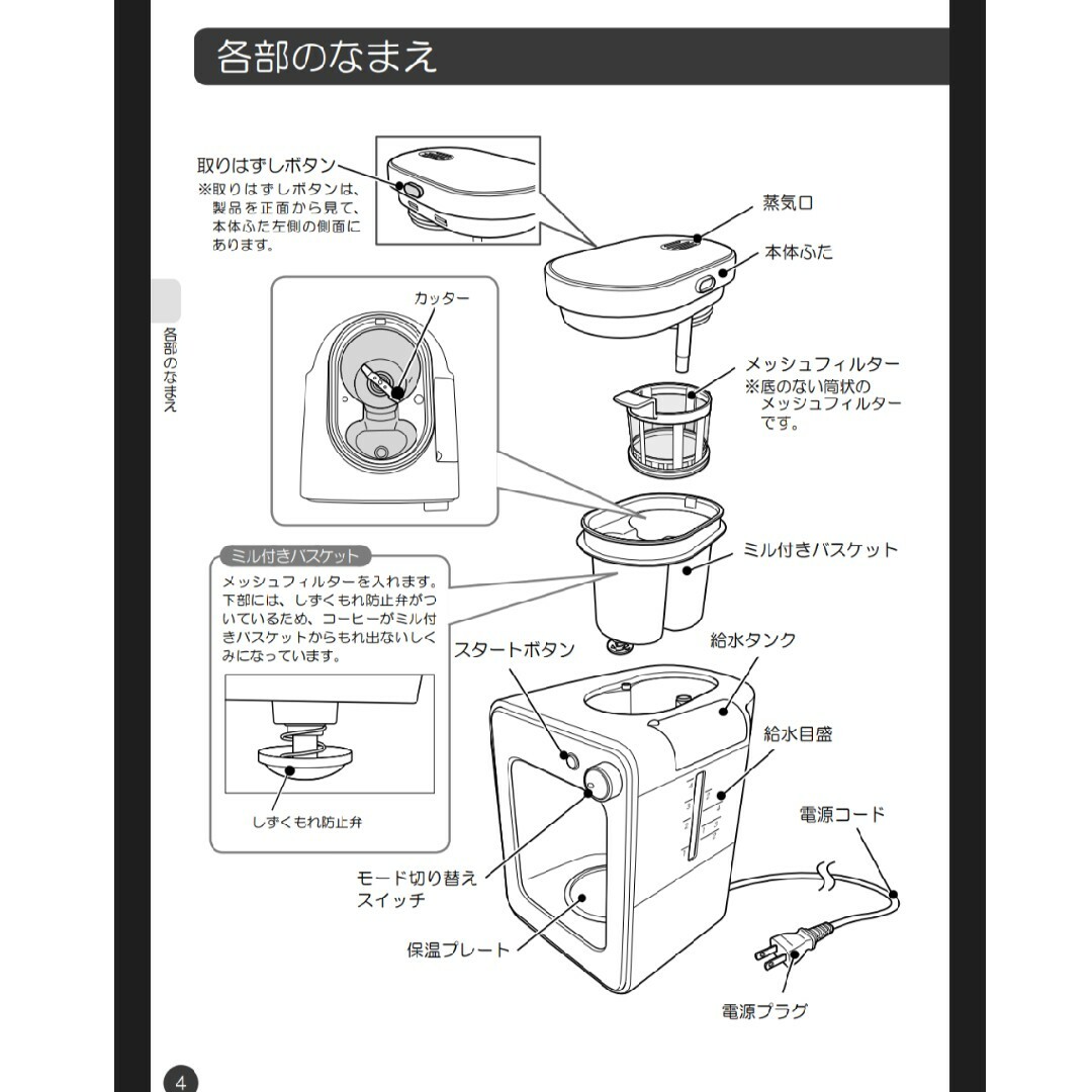 siroca コーヒーメーカー SC-A121 スマホ/家電/カメラの調理家電(コーヒーメーカー)の商品写真