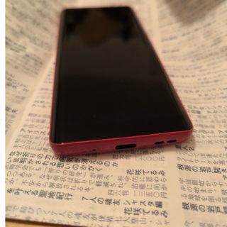 アンドロイド(ANDROID)のRakuten Hand 5G Red P780 楽天ハンズ　ほぼ未使用(スマートフォン本体)