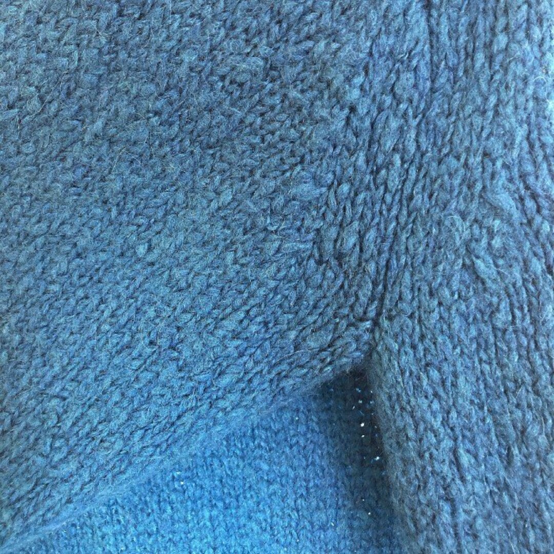 UNITED ARROWS(ユナイテッドアローズ)の★UNITED ARROWS ユナイテッドアローズ モヘアミックス クルーネックニット セーター ブルー sizeXL メンズのトップス(ニット/セーター)の商品写真