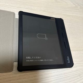 Kobo Libra H2O (ブラック）スリープカバーセット（ブラック）(電子ブックリーダー)