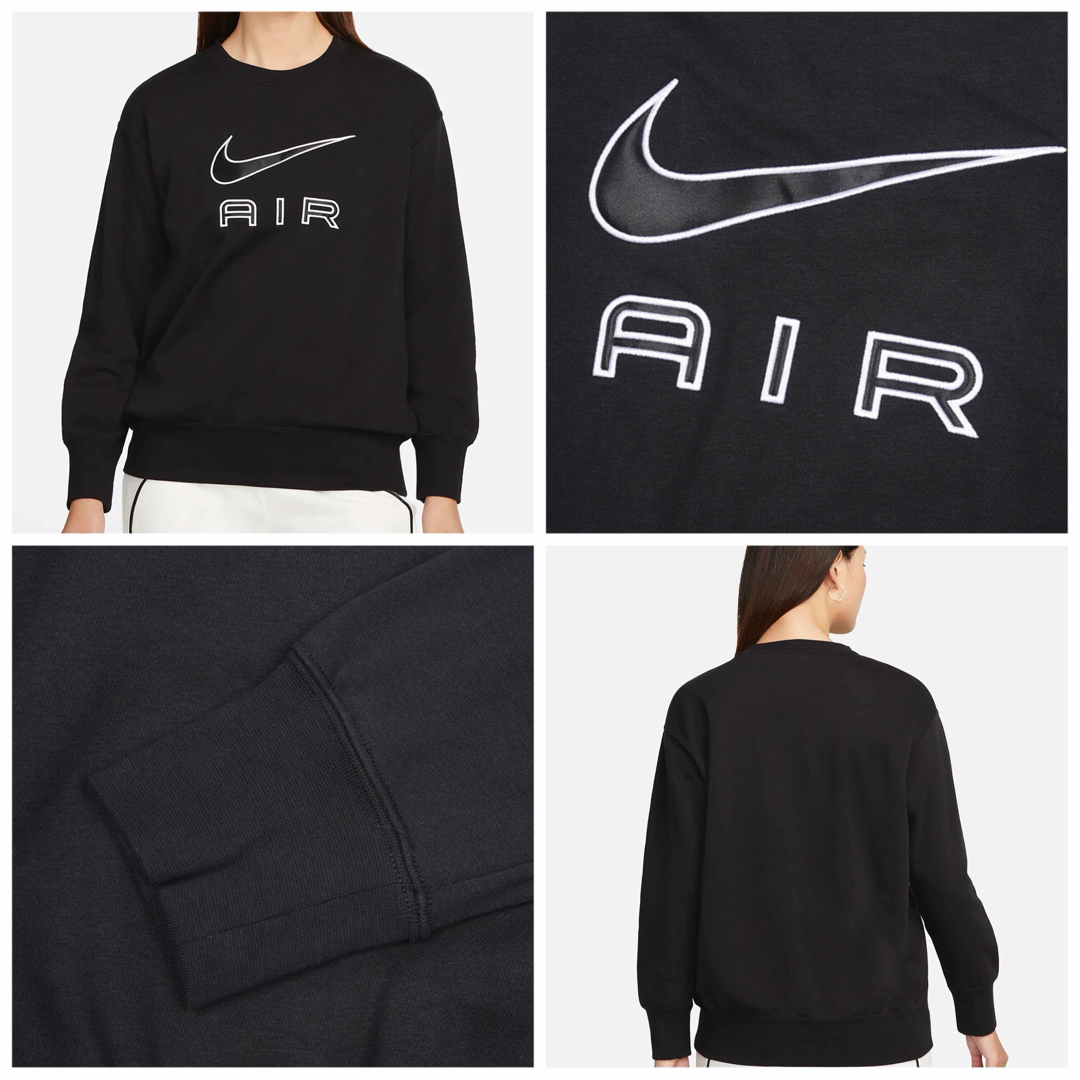 NIKE(ナイキ)の新品★NIKE AIR スウェット トレーナー パンツ セットアップ 黒 M レディースのトップス(トレーナー/スウェット)の商品写真