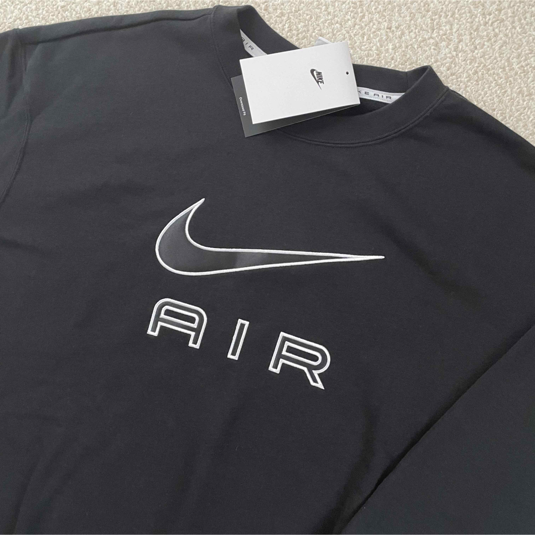 NIKE(ナイキ)の新品★NIKE AIR スウェット トレーナー パンツ セットアップ 黒 M レディースのトップス(トレーナー/スウェット)の商品写真