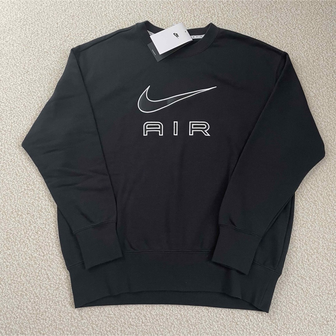 NIKE(ナイキ)の新品★NIKE AIR スウェット トレーナー パンツ セットアップ 黒 M レディースのトップス(トレーナー/スウェット)の商品写真