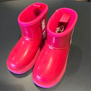 UGG - UGG アグ　キッズ　長靴　レインブーツ　18.5センチ　アグ　クリア