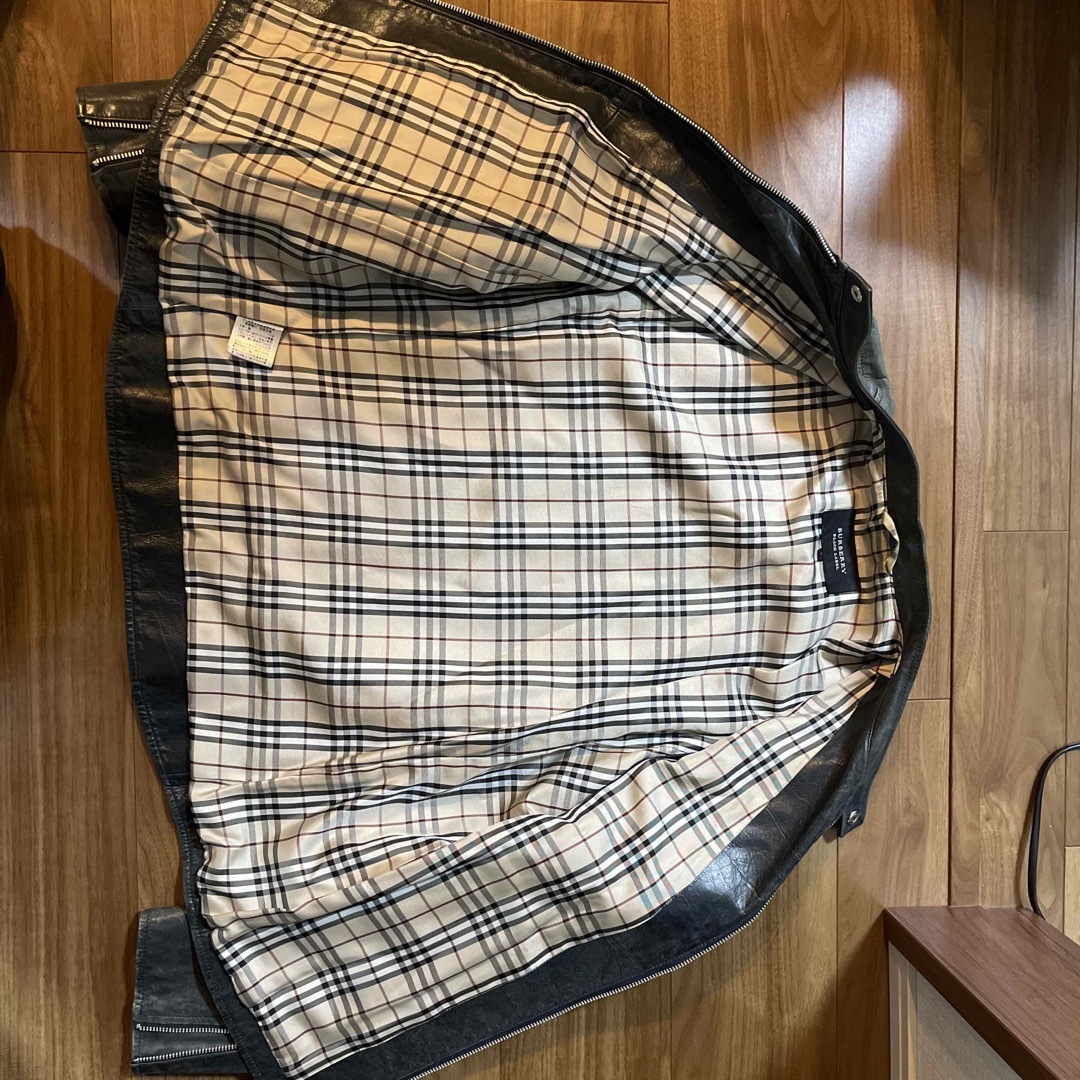 BURBERRY BLACK LABEL(バーバリーブラックレーベル)のゲム様専用【バーバリーブラックレーベル】革ジャン メンズのジャケット/アウター(レザージャケット)の商品写真