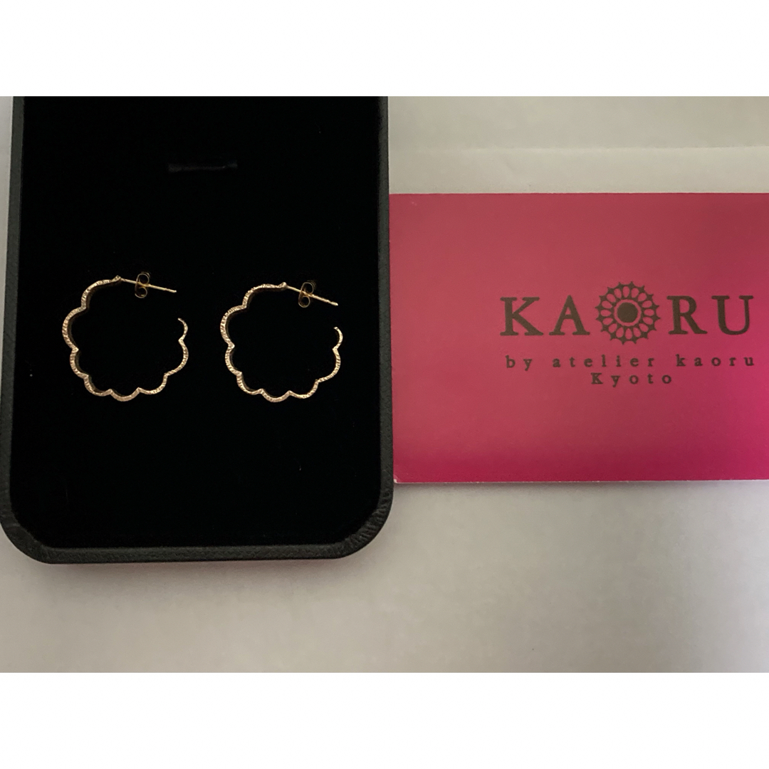 KAORU(カオル)の美品　カオル　kaoru ミモザ ピアス M  K10ピンクゴールド レディースのアクセサリー(ピアス)の商品写真