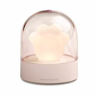 【色: ピンク】moin moin ランプ 電気 猫 肉球 LED ライト ドー(オルゴールメリー/モービル)