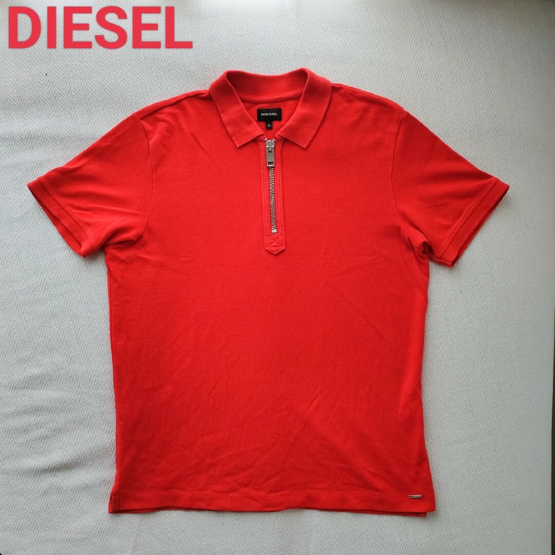 DIESEL(ディーゼル)の【美品】DIESEL ディーゼル ハーフジップ ZIP ポロシャツ Ｓ（日本Ｍ メンズのトップス(ポロシャツ)の商品写真