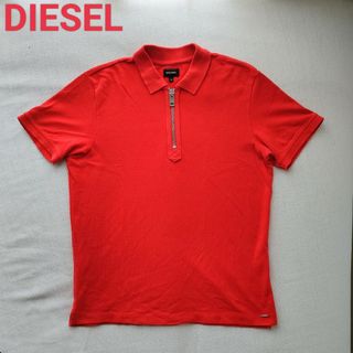 ディーゼル(DIESEL)の【美品】DIESEL ディーゼル ハーフジップ ZIP ポロシャツ Ｓ（日本Ｍ(ポロシャツ)