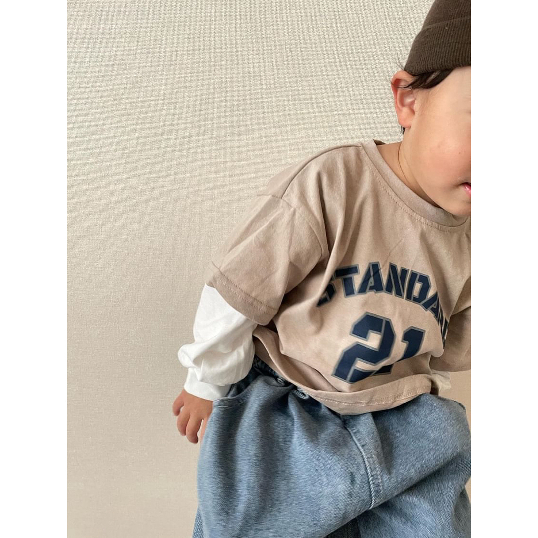 重ね着風ロンT キッズ/ベビー/マタニティのキッズ服男の子用(90cm~)(Tシャツ/カットソー)の商品写真