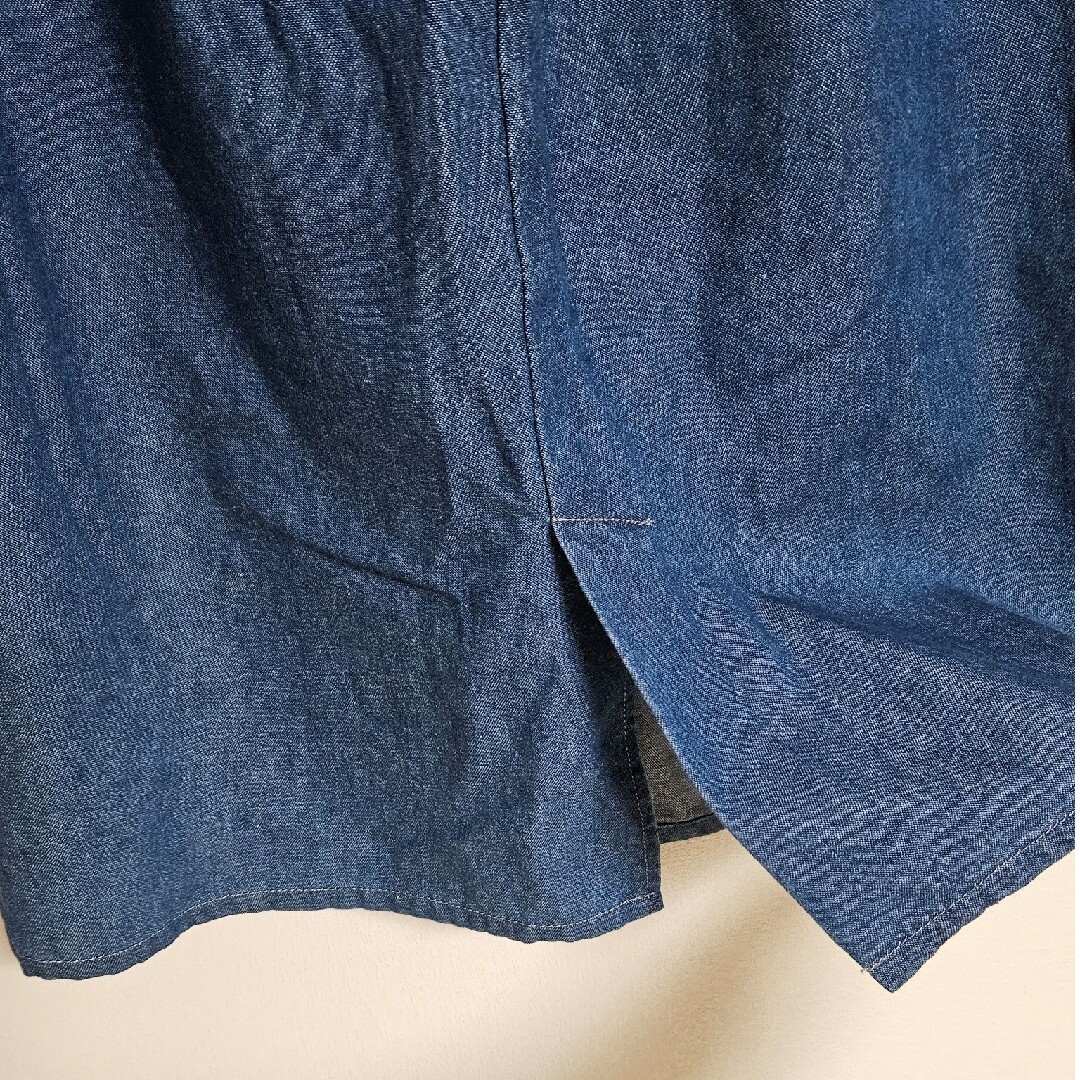 しまむら(シマムラ)の未使用　デニムスカート レディースのスカート(ひざ丈スカート)の商品写真