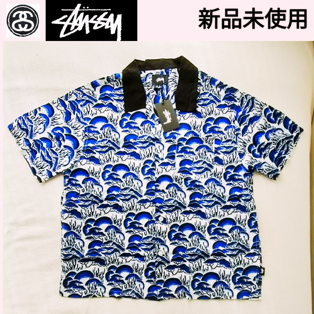 【新品未使用】STUSSY/ステューシー オープンカラーシャツ 22,880円 | フリマアプリ ラクマ