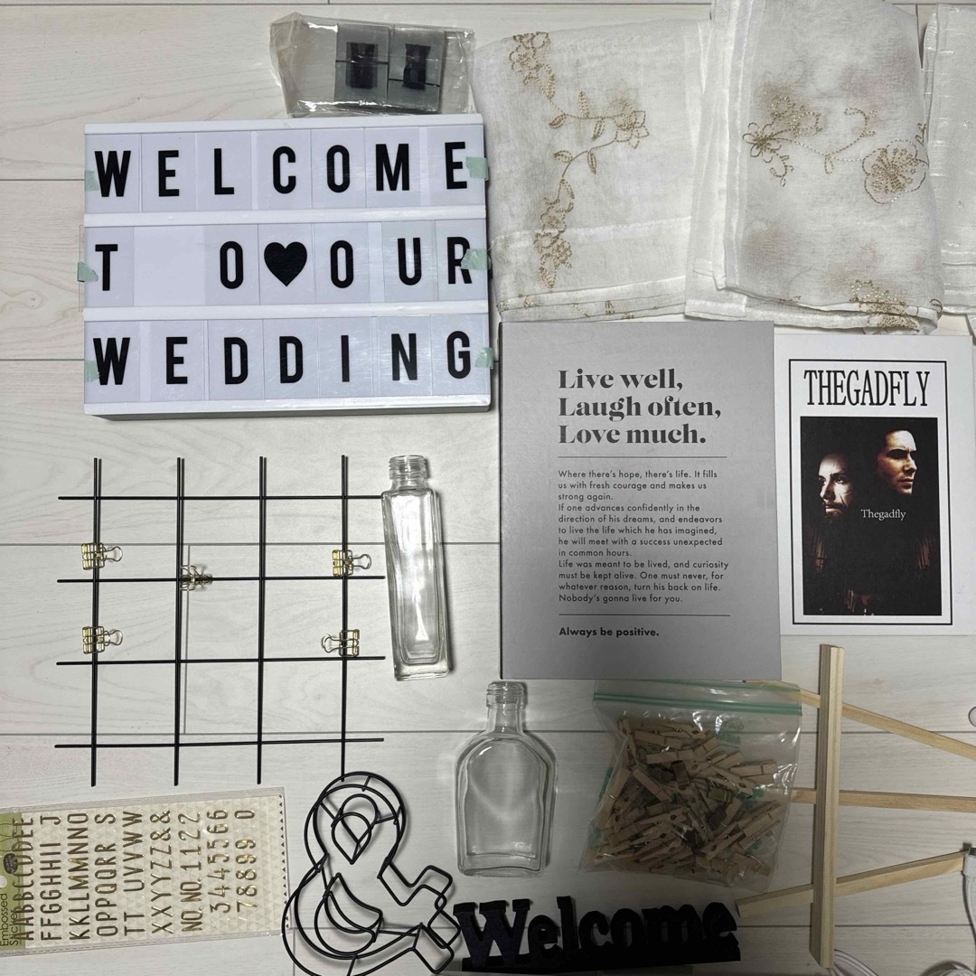 ウェルカムスペースセット 挙式 結婚式 披露宴 ブライダル ハンドメイドのウェディング(ウェルカムボード)の商品写真