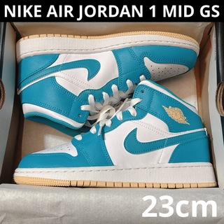 Jordan Brand（NIKE） - NIKE AIR JORDAN 1 MID GS  23cm 新品　匿名配送