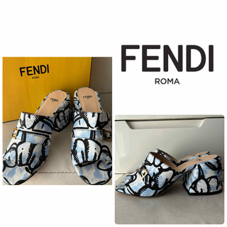 フェンディ(FENDI)の美品　FENDI×ジョシュアヴィダース　カリフォルニアスカイ　サンダル(サンダル)
