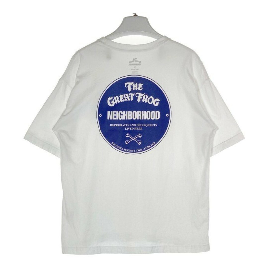 NEIGHBORHOOD(ネイバーフッド)の★NEIGHBORHOOD ネイバーフッド × THE Great FROG グレート フロッグ TEE SS  Tシャツ ホワイト sizeS メンズのトップス(Tシャツ/カットソー(半袖/袖なし))の商品写真