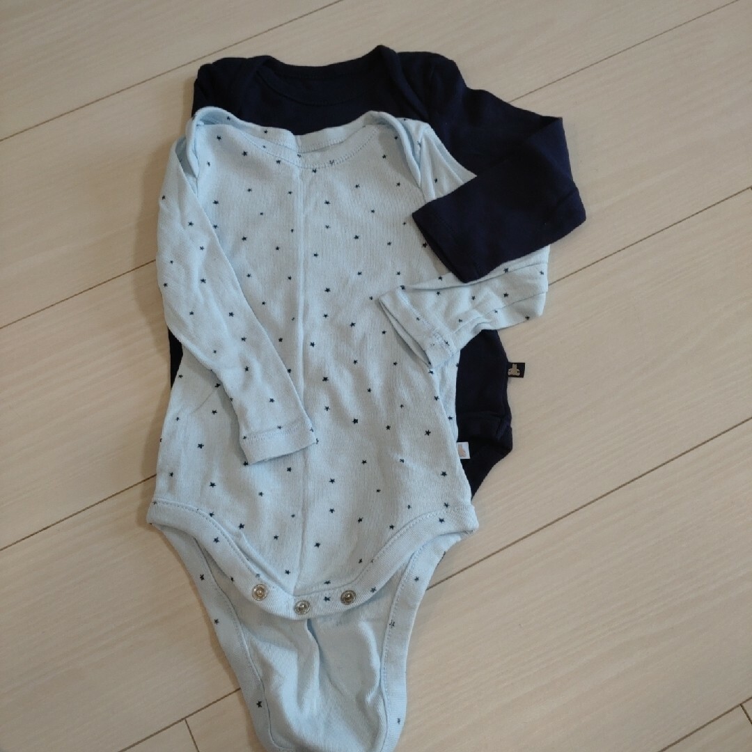 babyGAP(ベビーギャップ)のGAP　長袖ロンパース２枚セット キッズ/ベビー/マタニティのベビー服(~85cm)(ロンパース)の商品写真