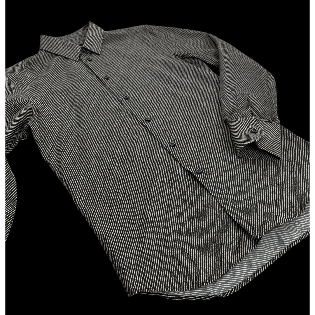 Armani(アルマーニ)の『ARMANI』 / アルマーニ ストライプ ドレス Yシャツ Sサイズ 美品 メンズのトップス(シャツ)の商品写真