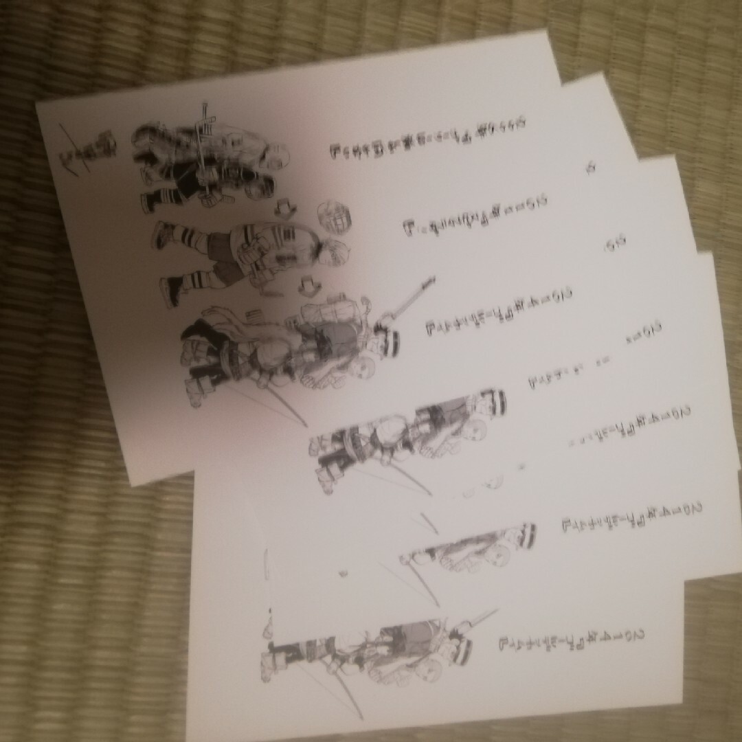 ドッグスレッド　イラストカード５枚 エンタメ/ホビーのアニメグッズ(その他)の商品写真