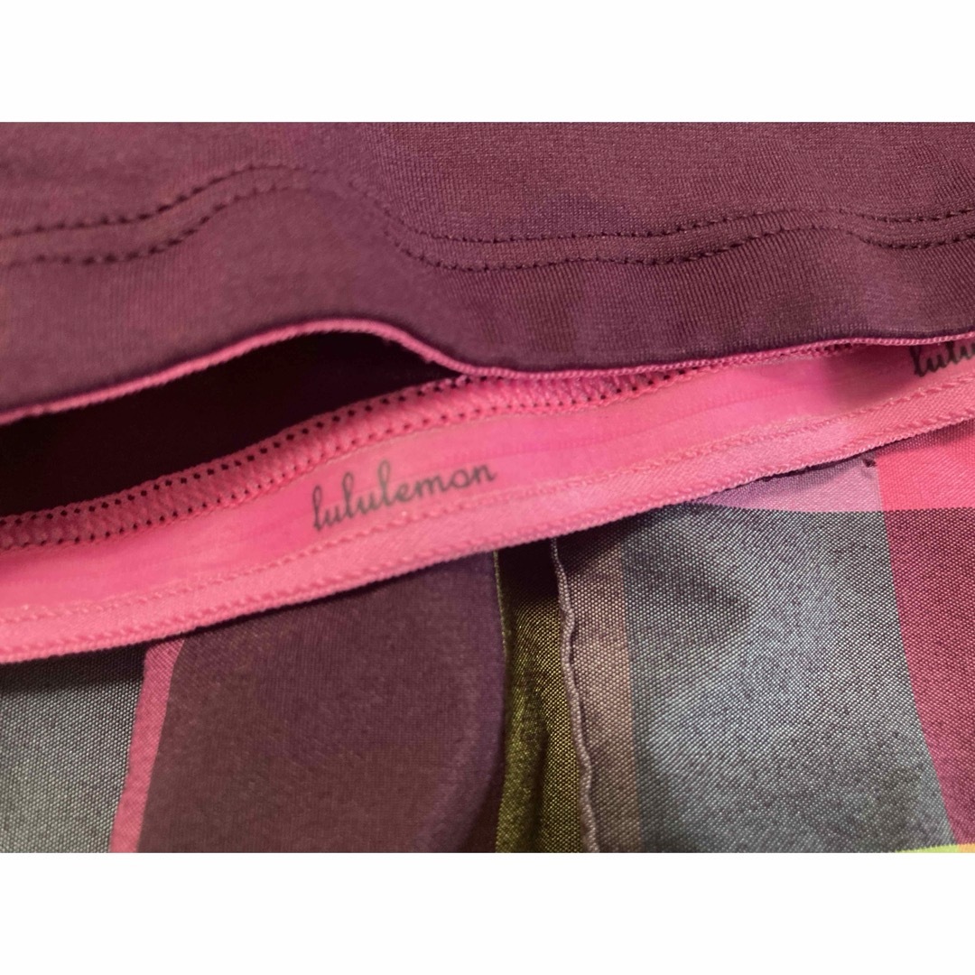 lululemon(ルルレモン)のルルレモン Run:Pace Setter Skirt サイズ6or8 美品☆☆ レディースのスカート(ミニスカート)の商品写真