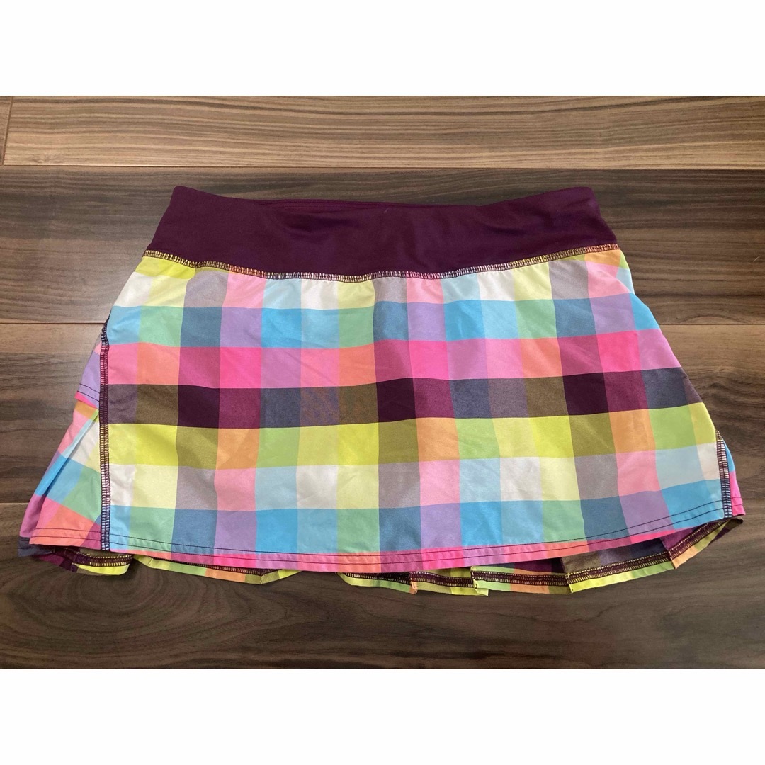 lululemon(ルルレモン)のルルレモン Run:Pace Setter Skirt サイズ6or8 美品☆☆ レディースのスカート(ミニスカート)の商品写真