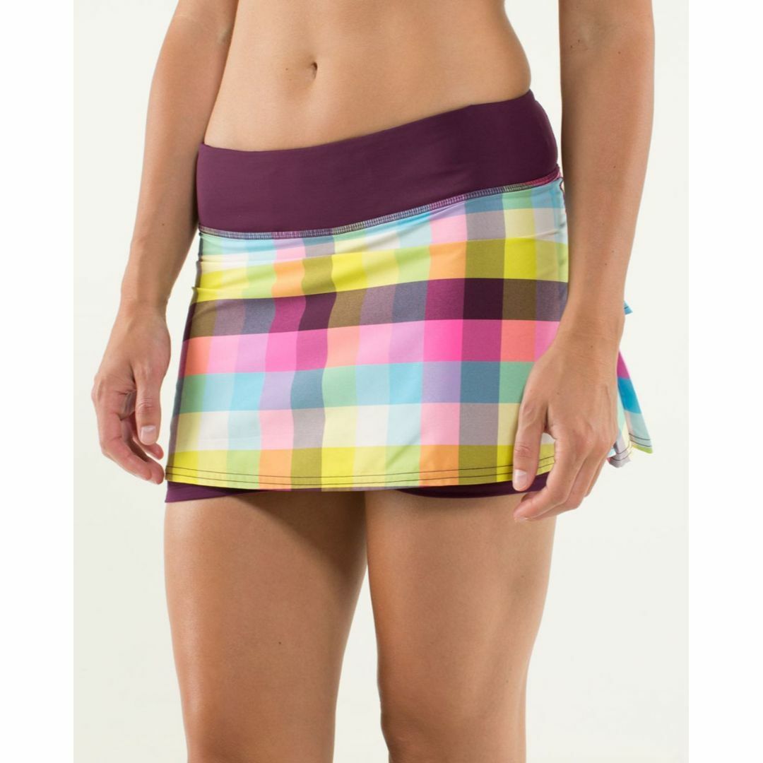 lululemon(ルルレモン)のルルレモン Run:Pace Setter Skirt サイズ6or8 美品☆☆ レディースのスカート(ミニスカート)の商品写真