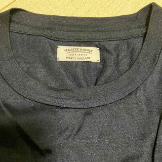 COMOLI - MAATEE＆SONS WASHABLE SILK POCKET TEE" 