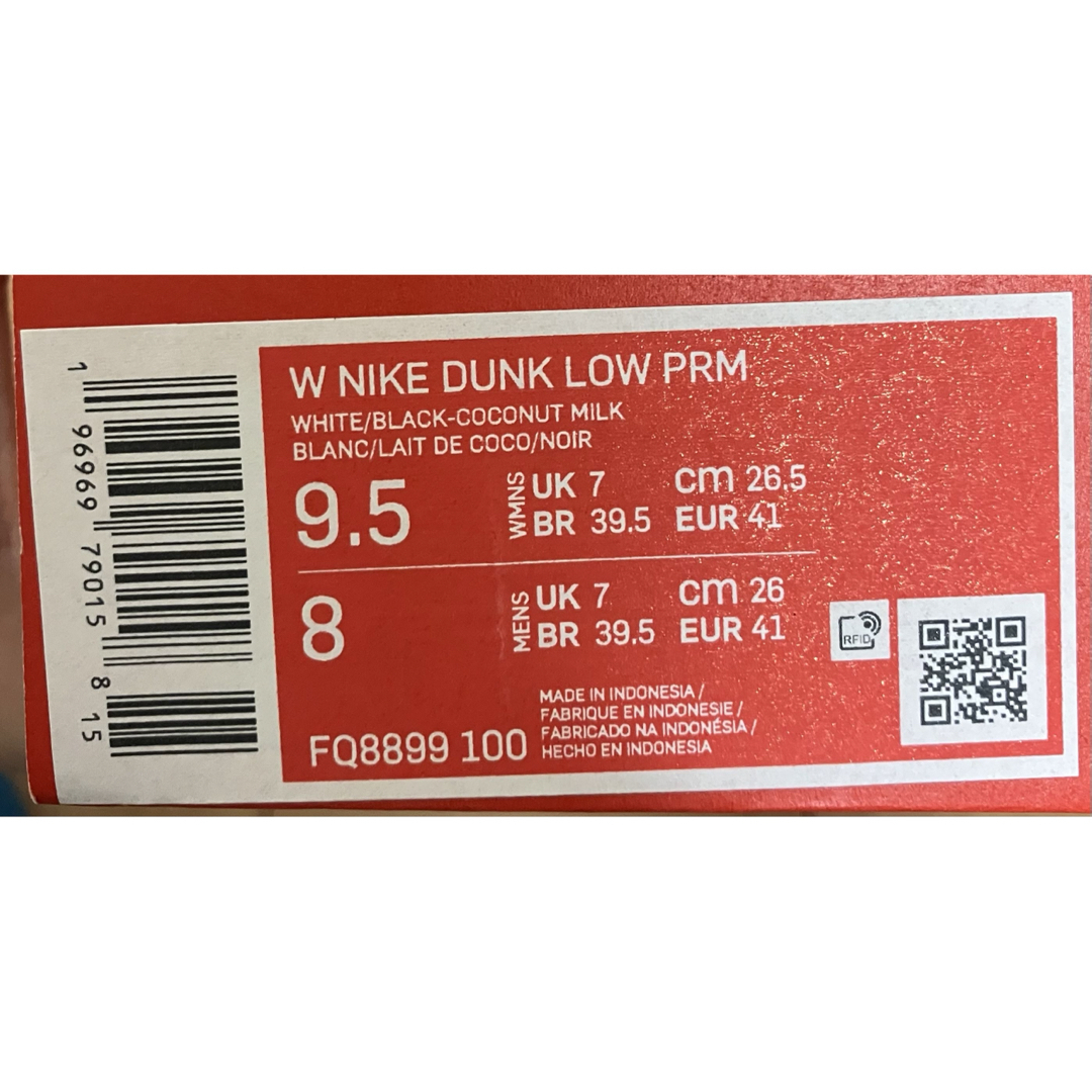 NIKE(ナイキ)のナイキ ウィメンズ ダンク ロー PRM 26.5cm FQ8899-100 レディースの靴/シューズ(スニーカー)の商品写真