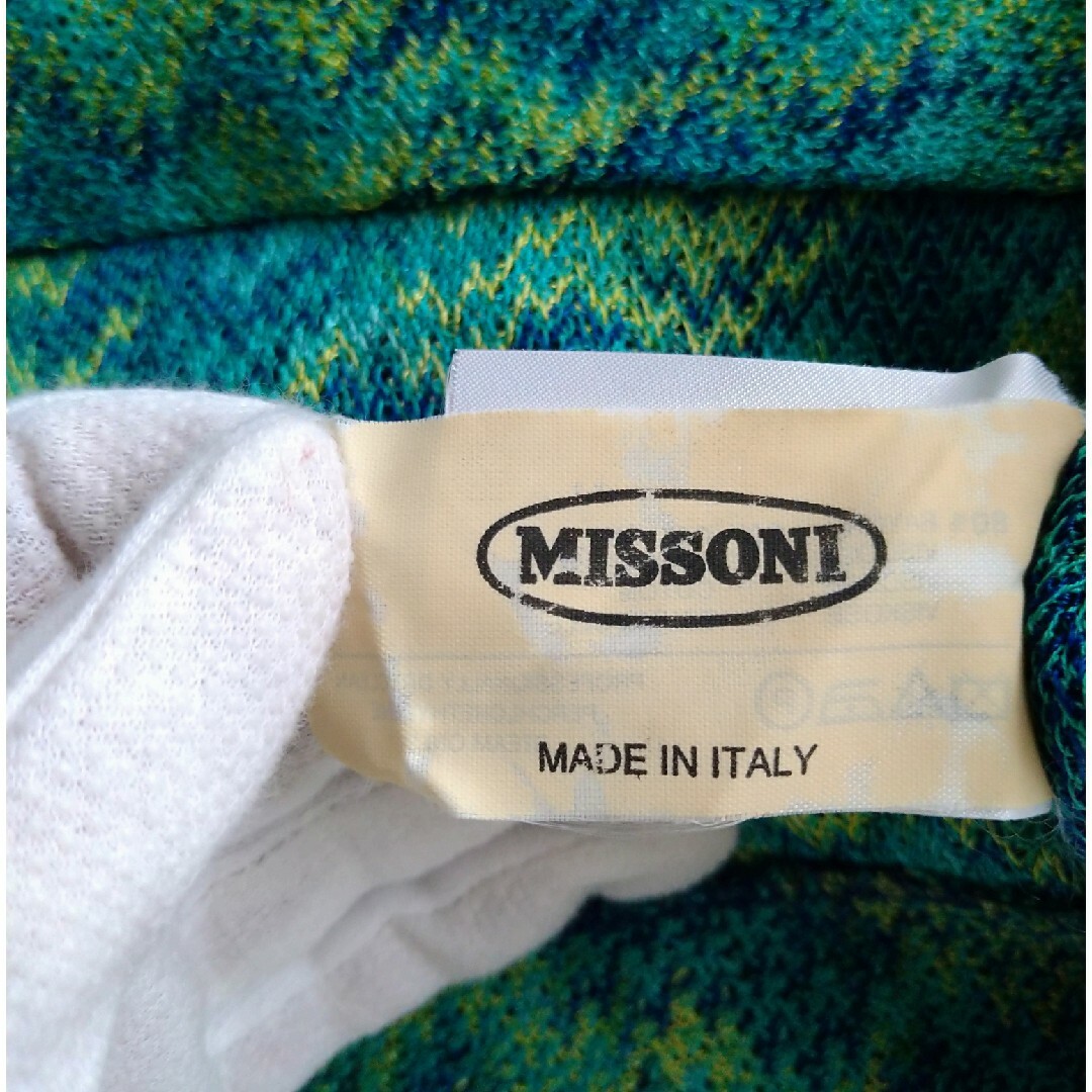 MISSONI(ミッソーニ)のMISSONI　総柄　半袖ニット　サイズ46 レディースのトップス(ニット/セーター)の商品写真