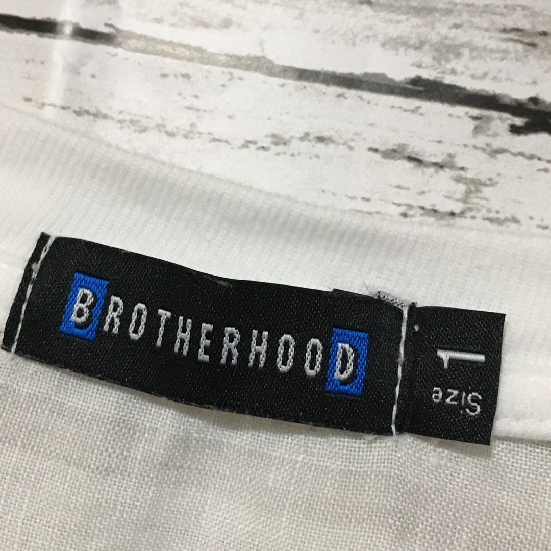 ART VINTAGE(アートヴィンテージ)の【希少】BROTHERHOOD Tシャツ カットソー L相当 ヴィンテージ 古着 メンズのトップス(Tシャツ/カットソー(半袖/袖なし))の商品写真