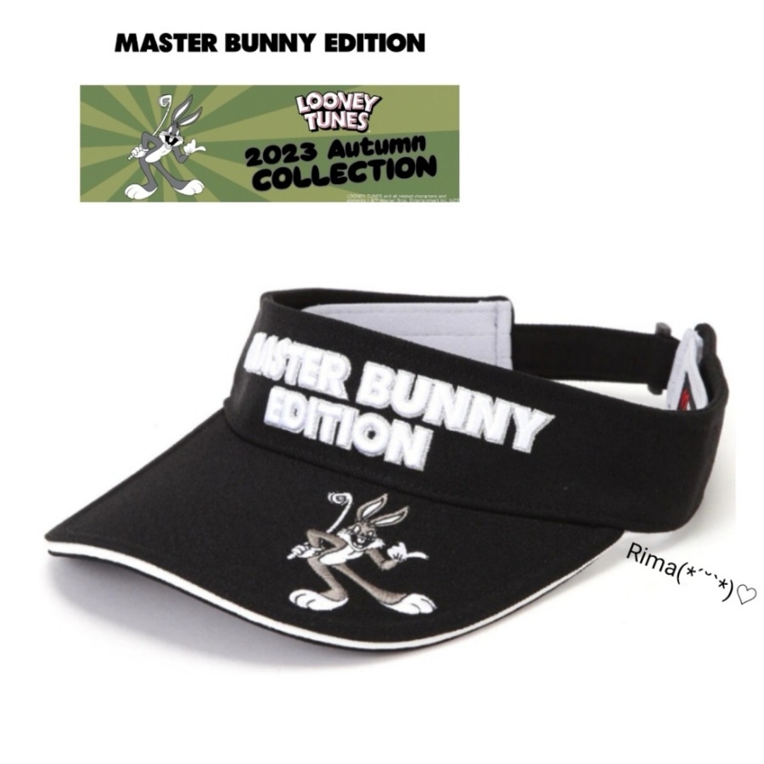 MASTER BUNNY EDITION(マスターバニーエディション)のマスターバニー　バッグスバニー　コラボ　バイザー　新品　パーリーゲイツ　完売品 スポーツ/アウトドアのゴルフ(その他)の商品写真