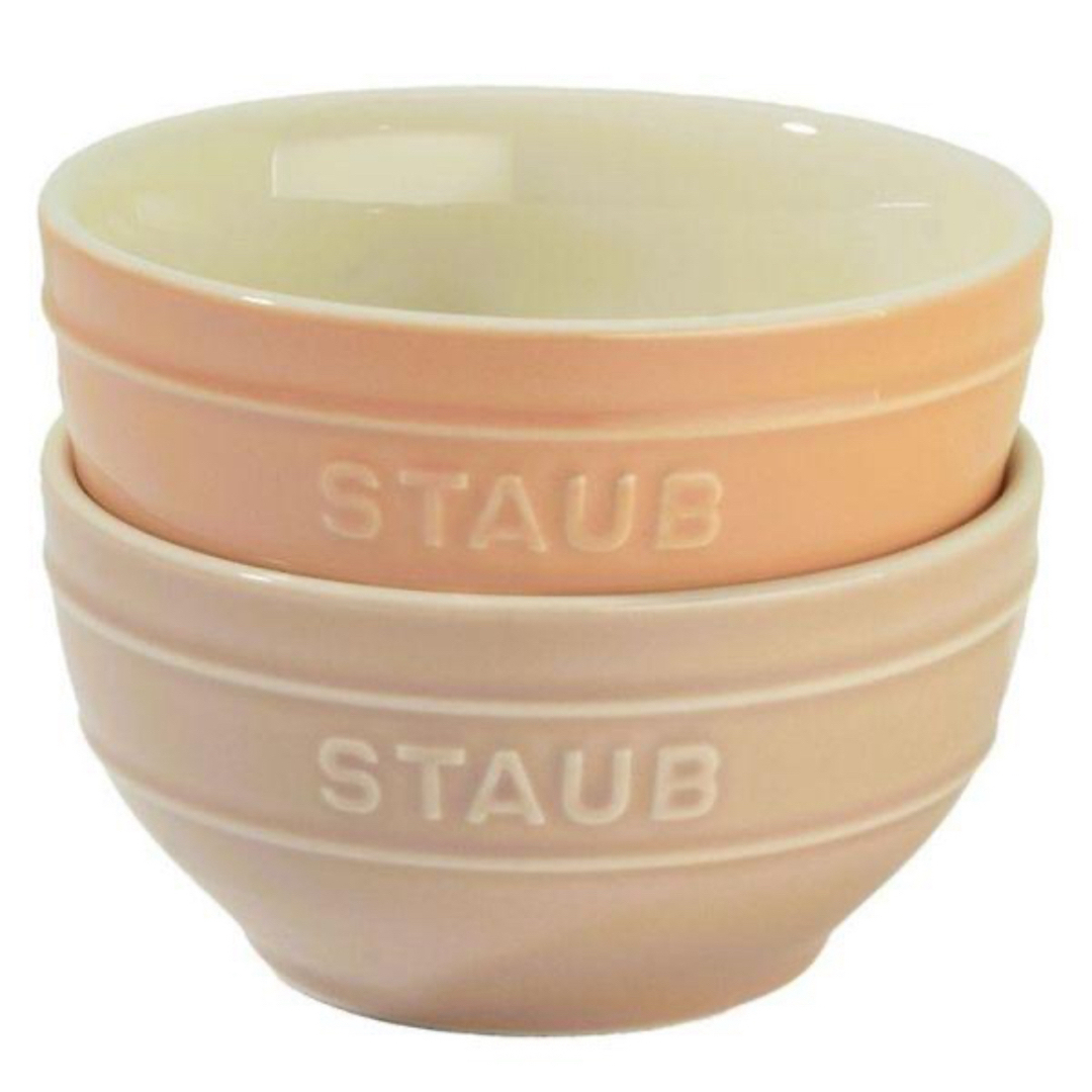 STAUB(ストウブ)のstaub 12cm ボウル　マカロンピンク インテリア/住まい/日用品のキッチン/食器(食器)の商品写真